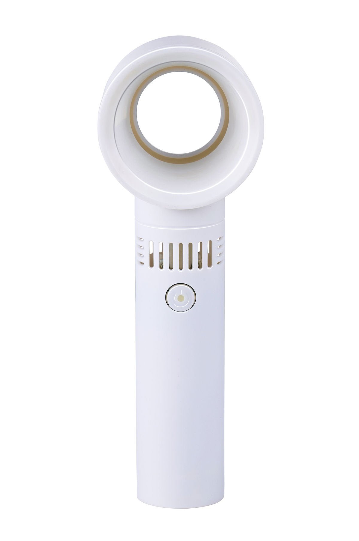 Lifetime Fan Portable Bladeless USB White Handventilator – Voorzien Van Drie Instelbare Snelheidsniveaus En Bladloos Ontwerp En Stille Werking – Voor Reizen En Kantoor – Wit Kunststof – 22 cm