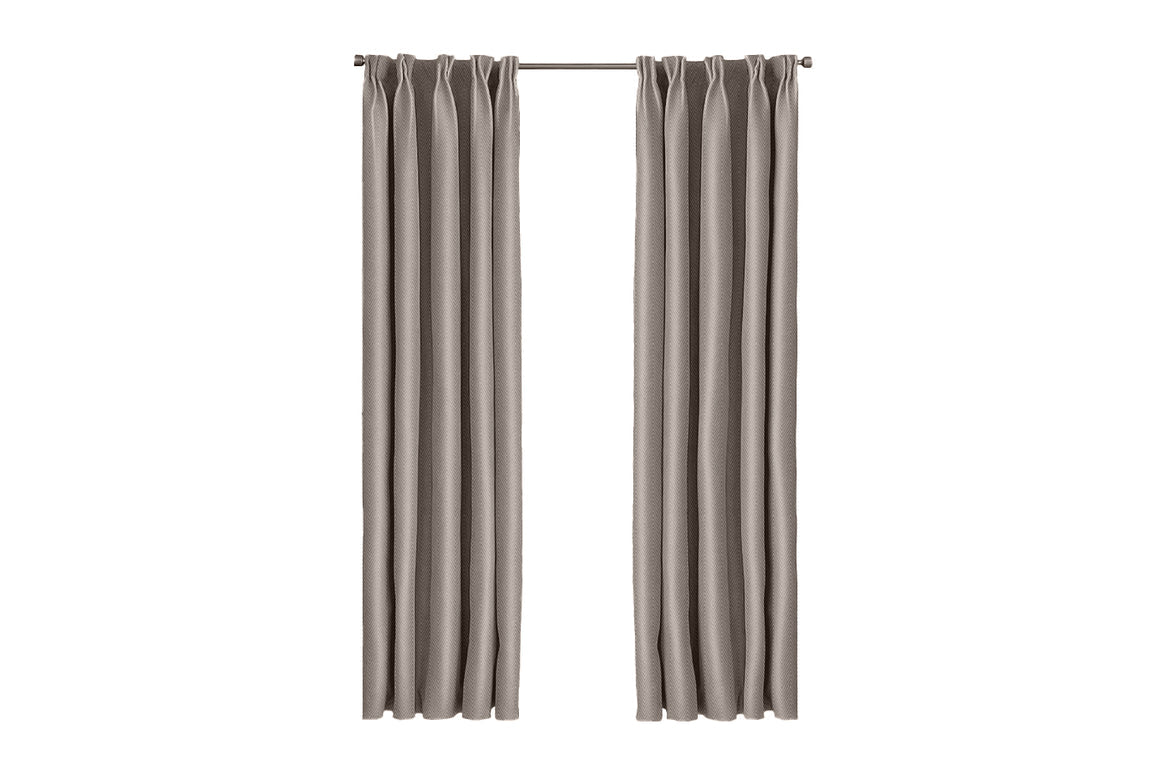 Larson Blackout Gordijn - Geweven - Haken - 150 x 250 cm