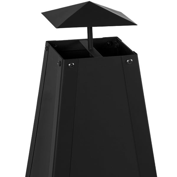 Gardebruk Pyramide Buitenhaard - 100 cm - Zwart