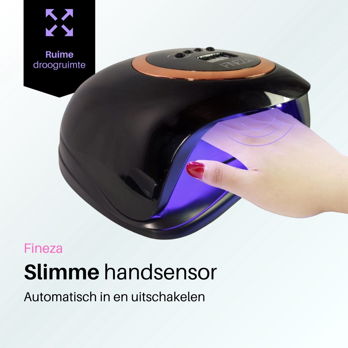 Fineza UV Lamp Gelnagels - Gellak Nagel Droger - Nagellamp - Zwart