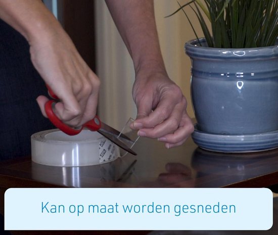 Hammersmith MonsterTape nanotape - Dubbelzijdig tape met Nano-Grip-Technologie - Verwijdering zonder resten - 3 st.