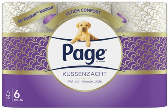 Page® toiletpapier - Kussenzacht wc papier - 42 rollen - Ultiem comfort - Voordeelverpakking