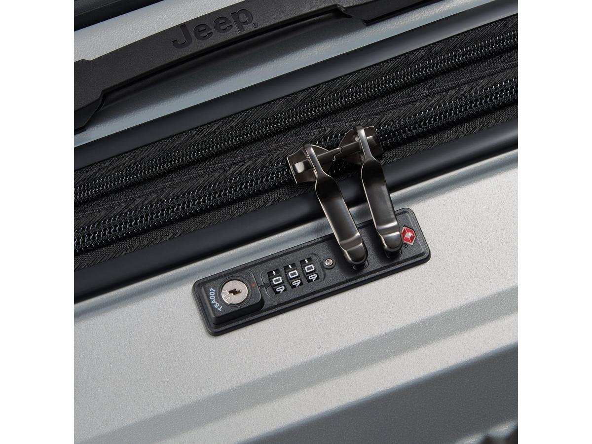 Jeep Trolley - Uitbreidbaar - maat M - 69 cm Silver