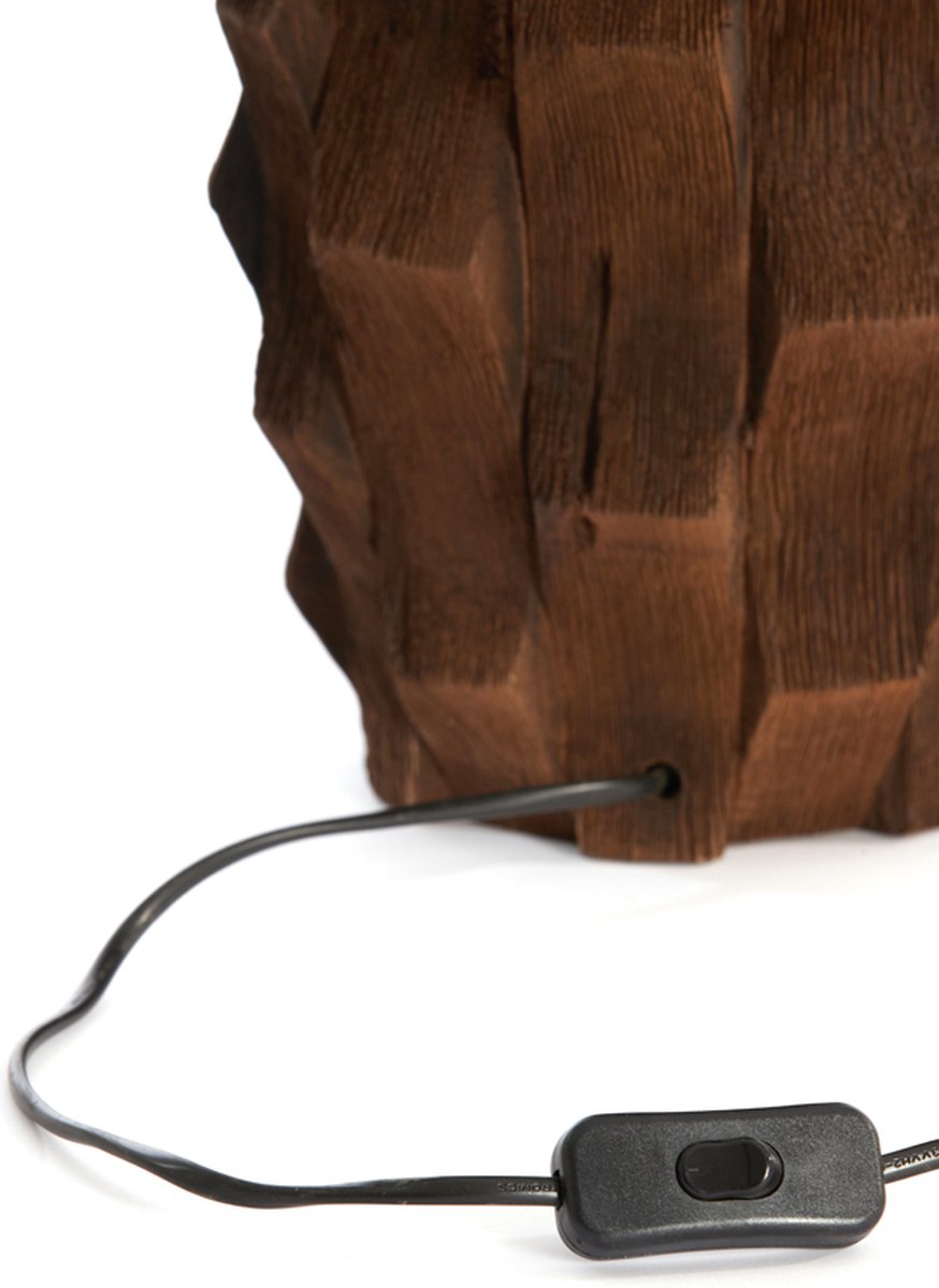 Light & Living Tafellampvoet Takabe Ø20 cm – Bruin