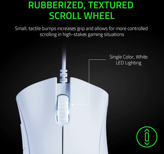Razer DeathAdder Essential - Bedrade Gaming Muis - Ergonomisch - Programmeerbaar - 6.400 DPI - Optisch - Wit