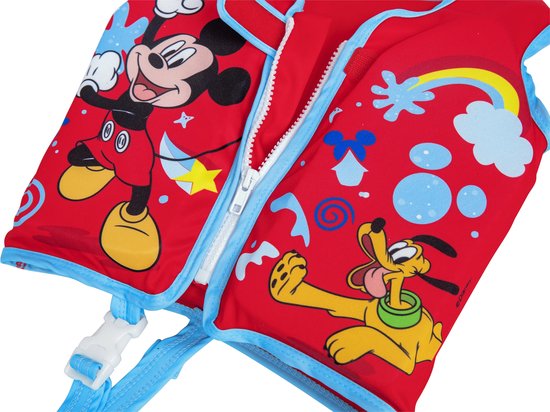 Bestway Disney Mickey Mouse Chaleco UPF 50+ 51 cm +1 tot 3 Jaar Zwembad en Strand 09101