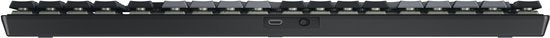 CHERRY KW 550 MX LP toetsenbord Thuis/Werk USB + Bluetooth QZERTY Amerikaans Engels Zwart