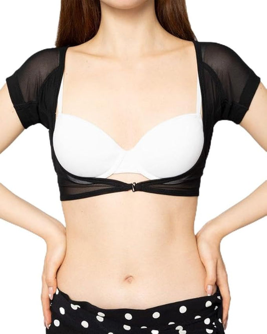Fiber Anti Zweet Top Dames - Anti Zweet Onderhemd met ArmPads PRO & Zilverbehandeling - MicroModal - XS