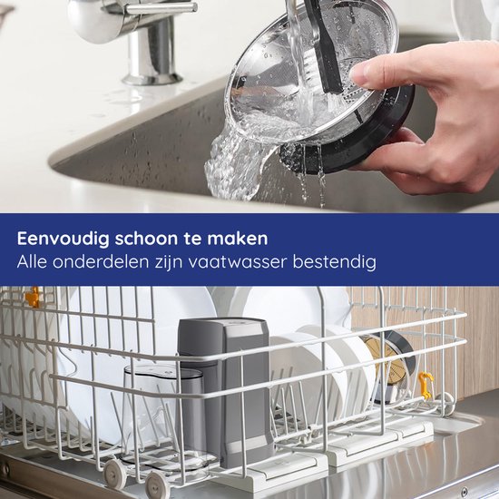 Safecourt Kitchen Sapcentrifuge - Juicer voor Groenten & Fruit - Grote Vulopening - 3 snelheden - 1200 Watt