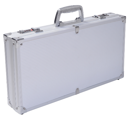 Coast Beschermkoffer met plukschuim - Aluminium - Brandwerend - 47 x 25 x 8 cm