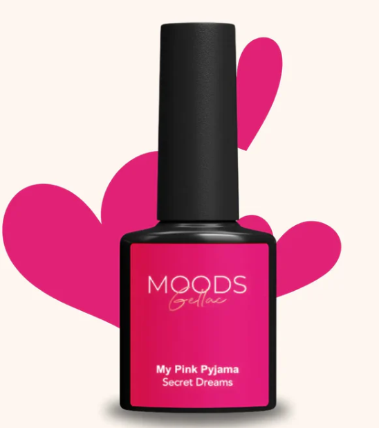 Moods Gellac 254 My Pink Pyjama - Gellak - Fel Roze - 15ML