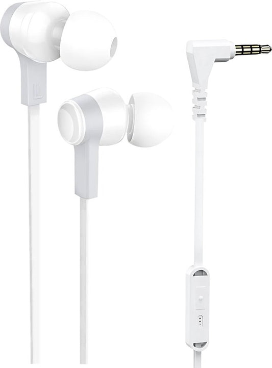 Golden Sound Bedrade oordopjes - Siliconen tips - 3.5mm jack aansluiting - Oortjes met Draad en Microfoon