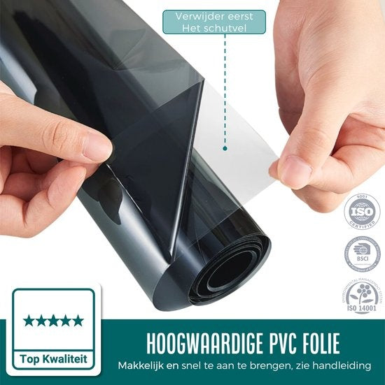 Homewell Auto Raamfolie HR++ 75x300 - Tint Folie | Zonwerende Auto Folie - Verduisterend 20%