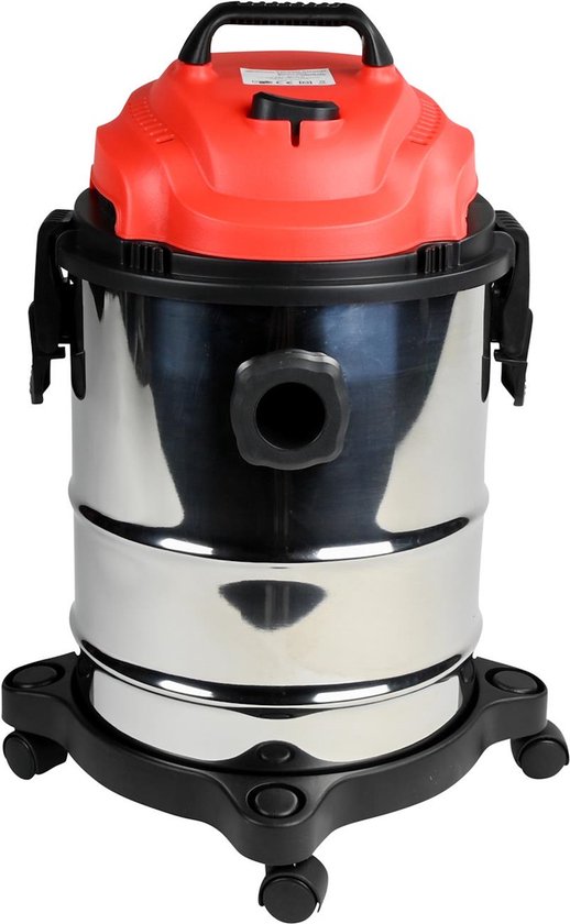 Benson Stofzuiger droog en nat - 1200W - 15 liter - 8-delig - RVS behuizing - met blaasfunctie