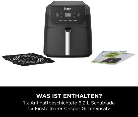 Ninja AF170EU Airfryer - 6.2 Liter - Zwart