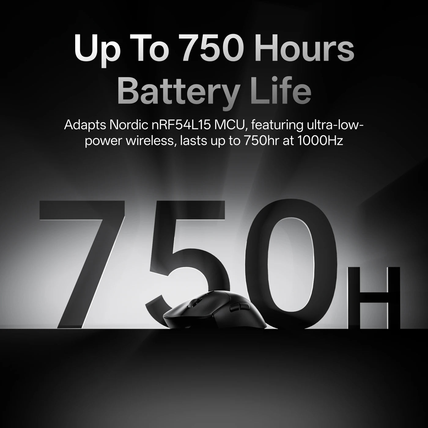 Rapoo VT7 Draadloze Gaming Muis - 8000Hz Polling Rate - 26K DPI - 53g Lichtgewicht - Zwart