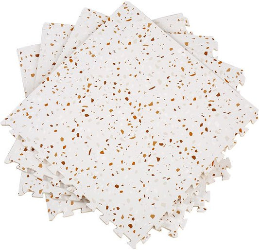 NilaFee™ - Speelmat - Foam - Baby - Speelkleed - Kruipmat - 180 x 120 x 1.5 cm - Puzzelmat - Opbergtas - Classic Zand
