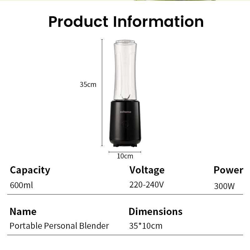 Ochama personal blender - 600 ml - 300 W