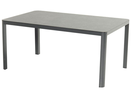 Hartman Jill Rondo Eettafel - Keramisch Glasblad - Zwart - 160x90x74 cm