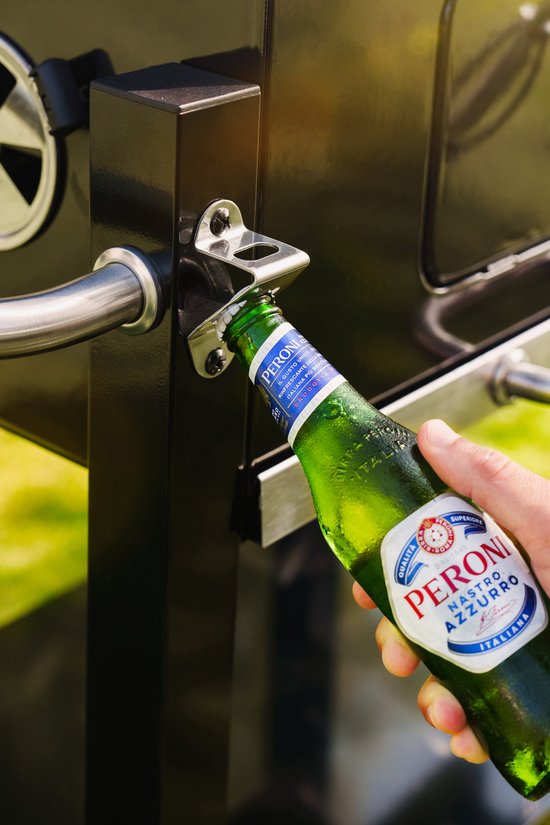 Boretti Carbone 2.0 Houtskoolbarbecue - Verstelbaar Kolenrek - Gietijzeren Roosters - Zwart