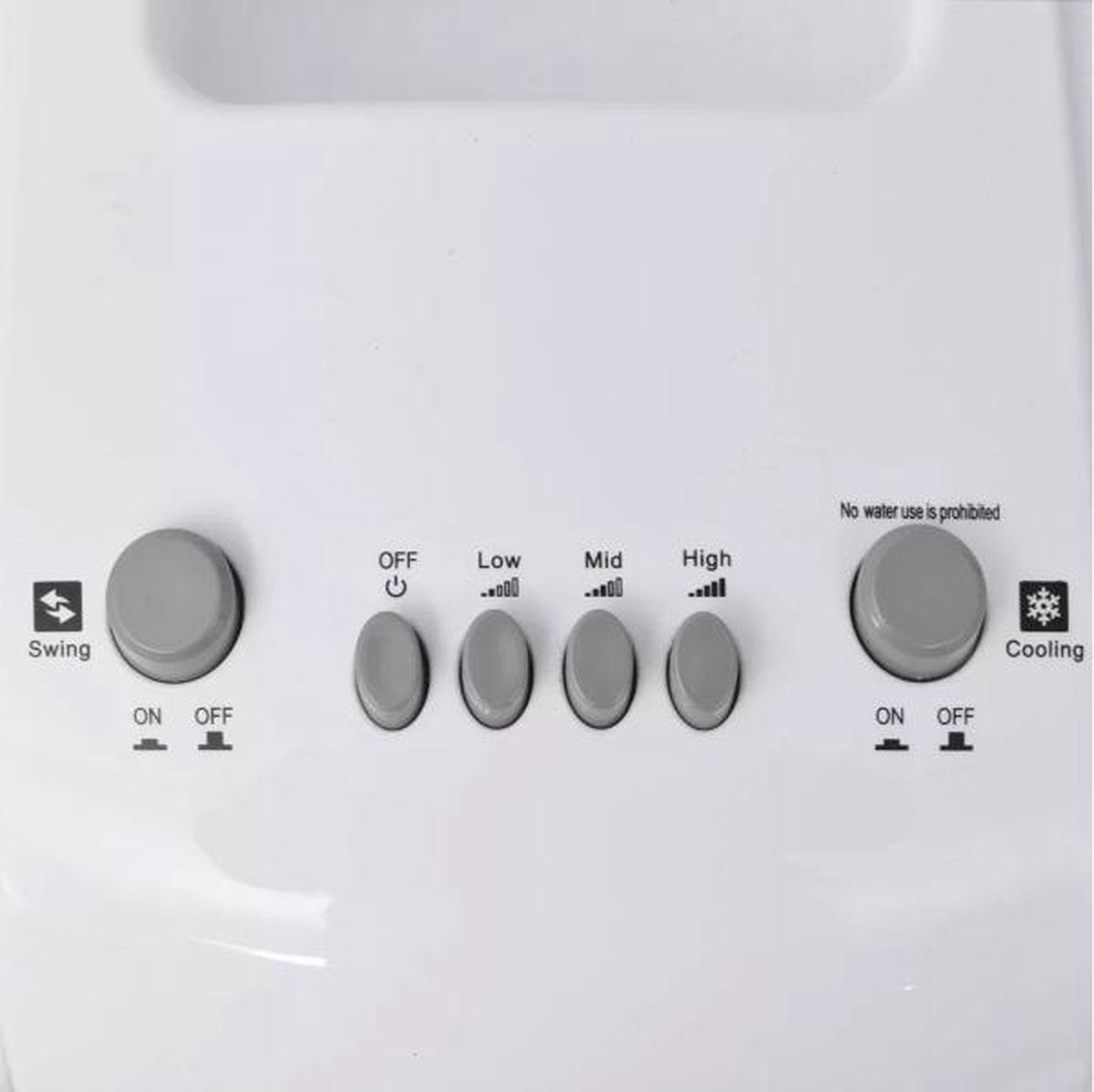 Excellent Electrics Aircooler - Luchtkoeler - 3.5L- 80 Watt - Fluisterstil geluid - 3 standen - Met koelelementen