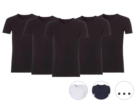 Ten Cate Basic Heren T-shirt - Ronde of V-Hals - maat 2XL - White
