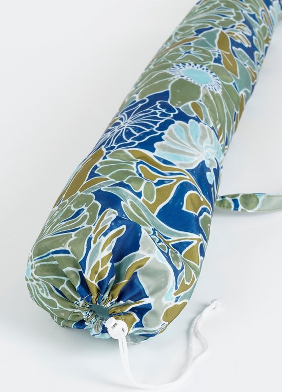 Mica Decorations Bloem Parasol - H238 x Ø220 cm - Blauw
