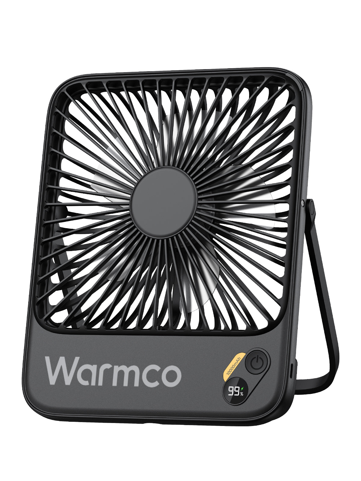 Warmco D3 draagbare ventilator - 7 inch - 10000 mAh