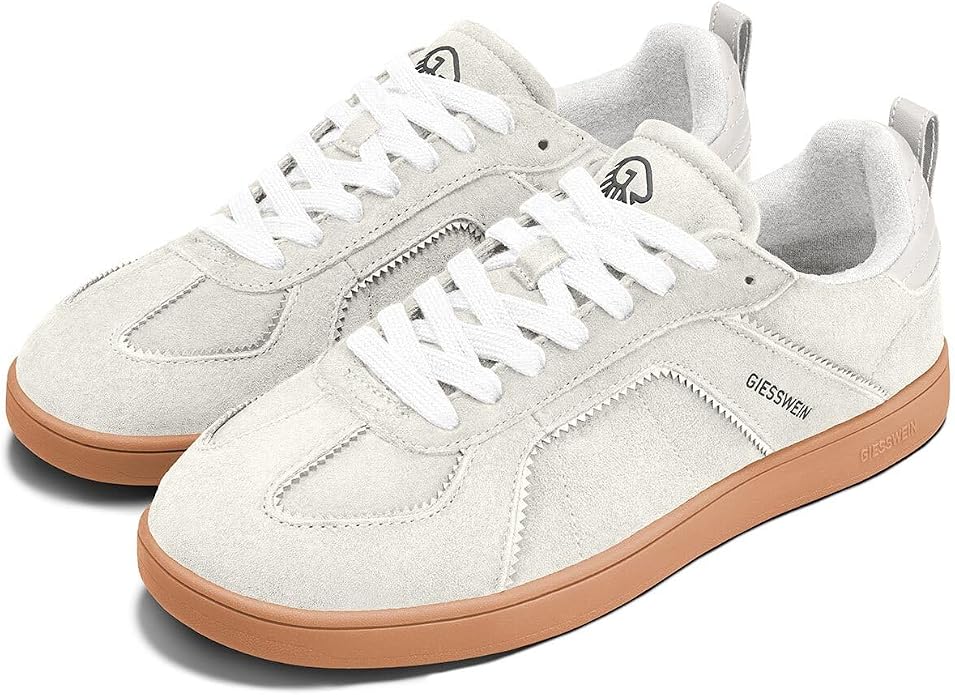 Giesswein Dames Sneakers van Suède – LWG-gecertificeerd Leer – Merino Voering & Voetbed – Antislip Zool – Beige