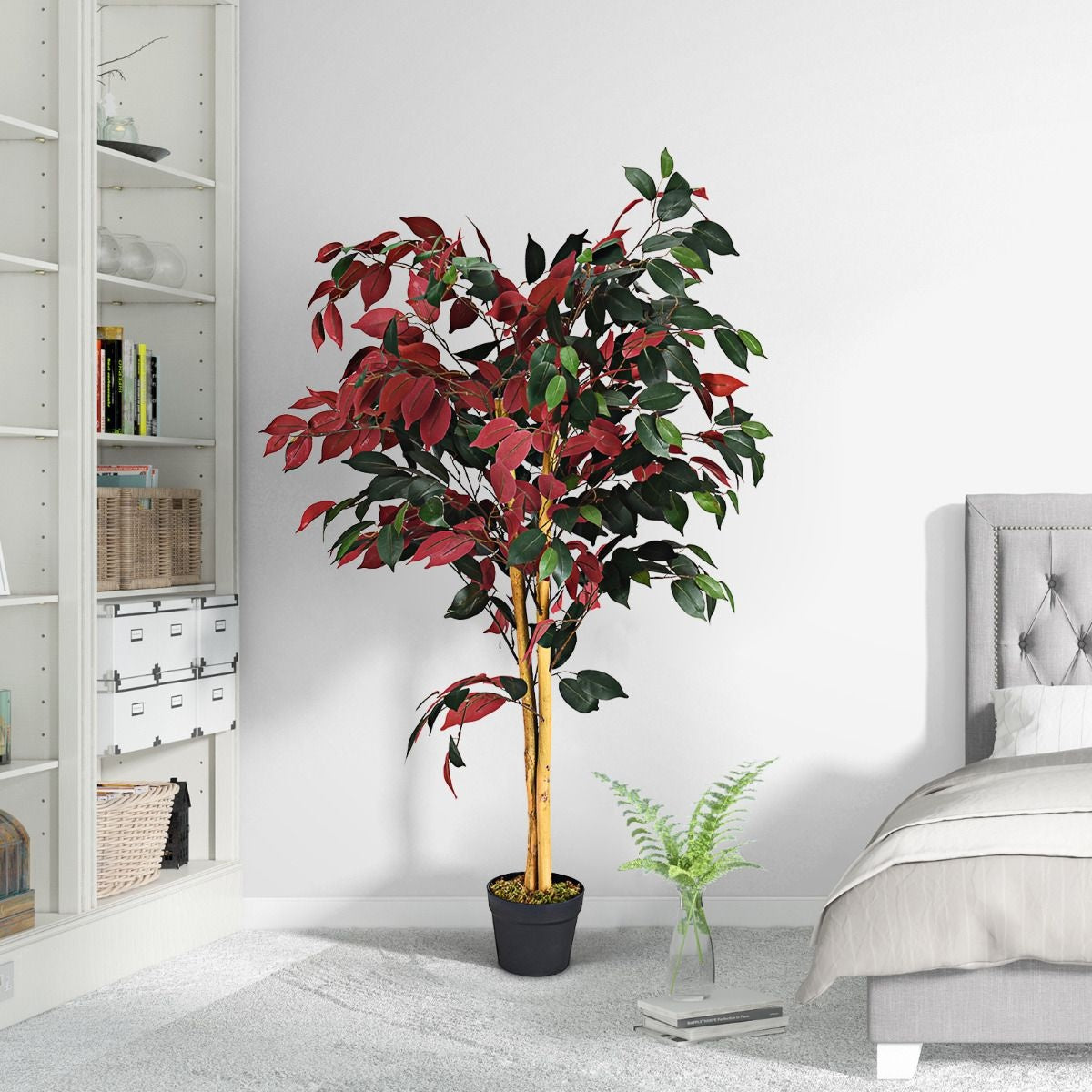 Coast 120 cm grote groene ficus boom in de pot met kunstmatige boom realistische groene planten