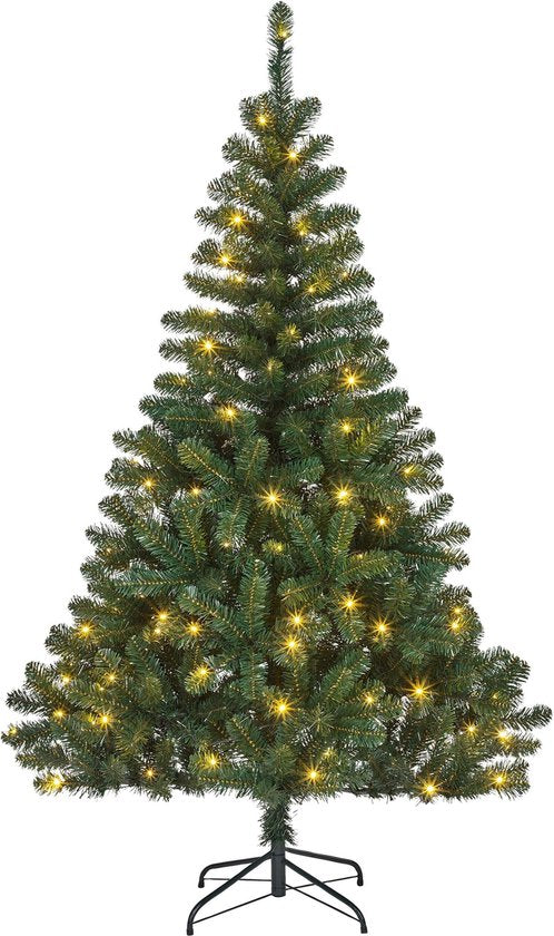 Black Box Trees Bedford Kunstkerstboom met LED Verlichting - H185 x Ø110 cm - Groen