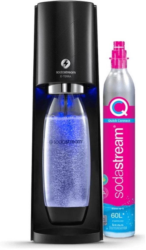 Sodastream Bruiswatermachine E-Terra Zwart