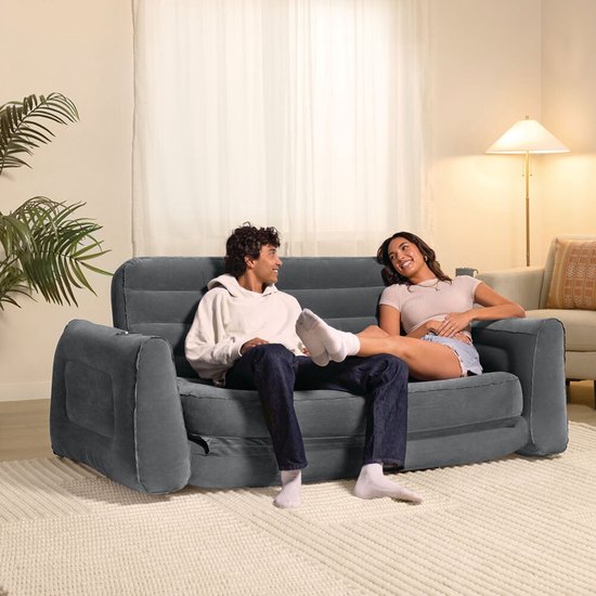 Intex Pull-Out Sofa Uitklapbare Opblaasbank - 231 x 203 x 66 cm