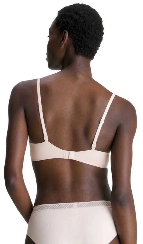 Calvin Klein dames Seductive Comfort push-up T-shirt bra - T-shirt BH - beige