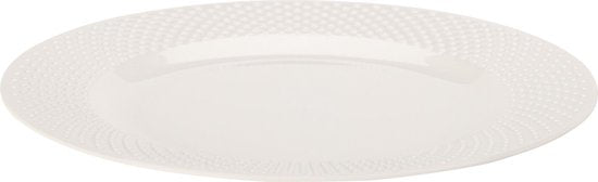 Cookinglife Dinerbord - Wit Bord Voor Hoofdgerechten - Dinner Plate - Melamine - Vaatwasserbestendig - Ø 28 cm