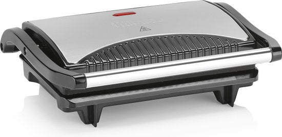 Tristar Contactgrill - GR-2846 - 700W - Tosti apparaat - 22,5x14cm bakoppervlak - Aluminium