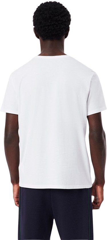 Lacoste Slim Fit V-Hals T-Shirts 3-Pack Wit Heren - Korte Mouw - Maat M