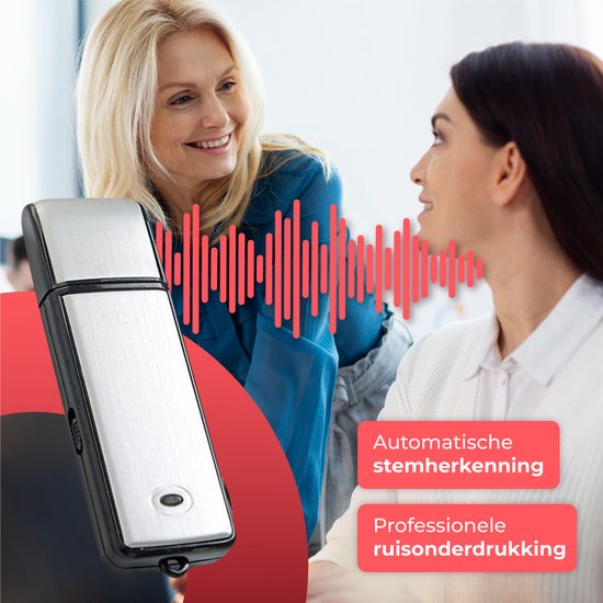 Nuvance - Afluisterapparatuur - Usb Stick Afluisterapparaat - Voice Recorder Digitaal - Spy Recorder - Dictafoon - Afluisteren & Opnemen