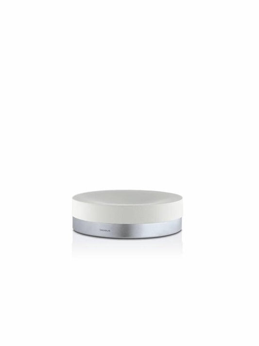 Blomus ARA Opbergschaal – Roestvrij Staal & Polystone – Ø12 x 3,5 cm – Crème