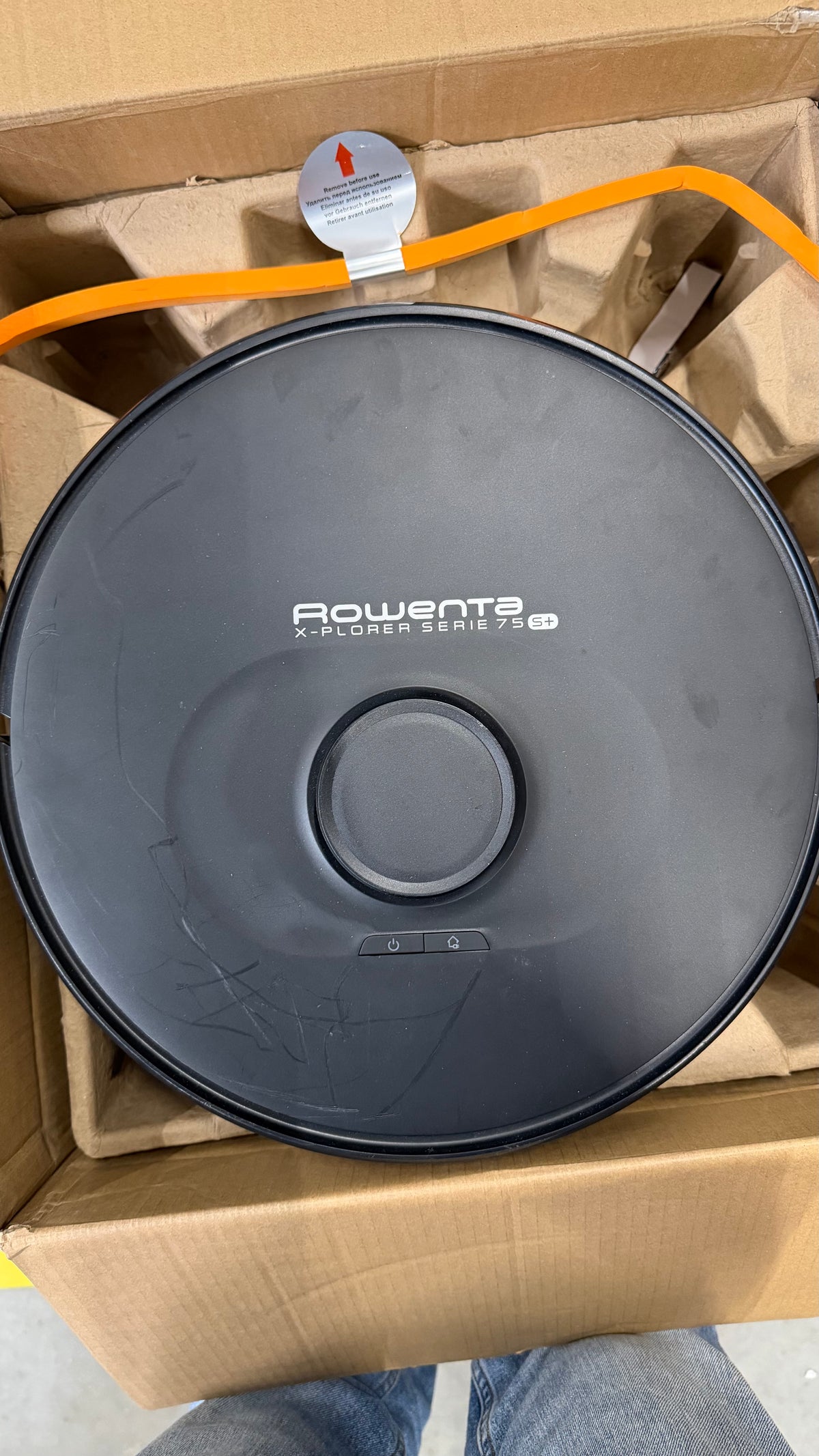 Rowenta X-Plorer Serie 75 S RR8595 – Robotstofzuiger met Automatisch Leegstation, Lasernavigatie & Dweilfunctie
