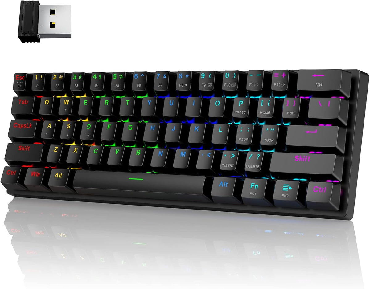 ET mechanisch toetsenbord met muis - 60% - QWERTY US