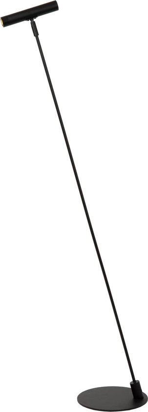Lucide ALEC - Vloerlamp - LED 3 StepDim - G9 - 1x3W 2700K - Inclusief omwisselbare ringen - Zwart