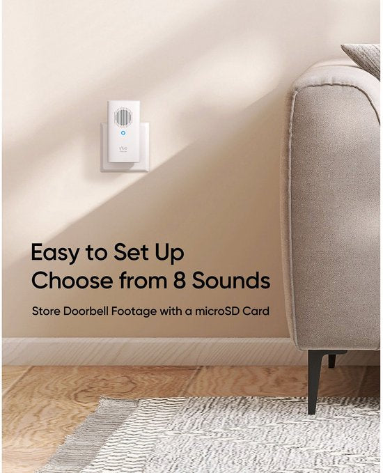 eufy Deurbelgong voor E340/C30/C31 Wit (T8023321)