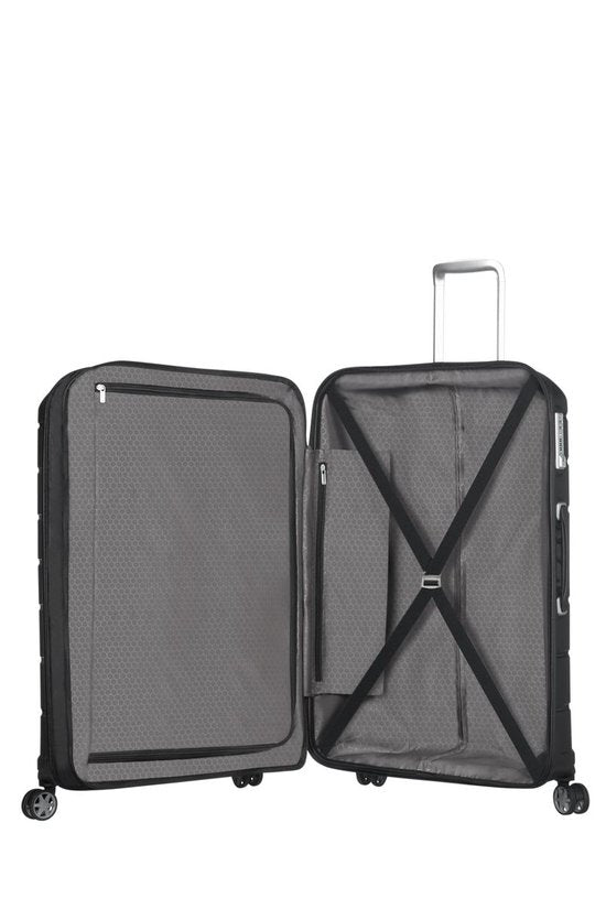 Samsonite Reiskoffer - Flux Spinner 68/25 - Uitbreidbaar - (Medium) - Black