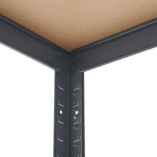 2 stuks Magazijnstelling / Opbergrek - Easy - 160 x 80 x 40 cm - Grijs