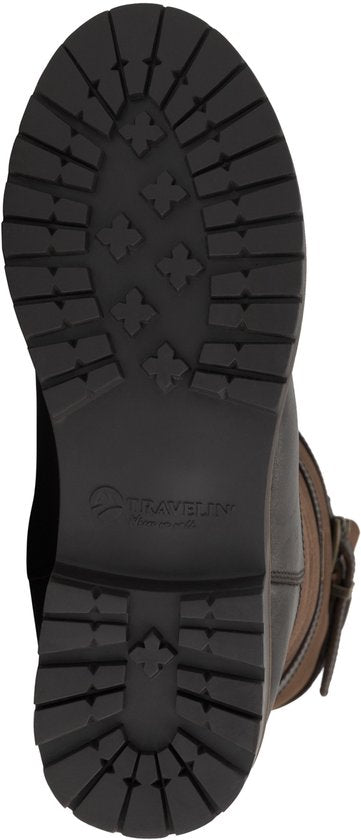 Travelin' Gronvik Heren - Outdoorlaarzen - Wol gevoerd - Donkerbruin