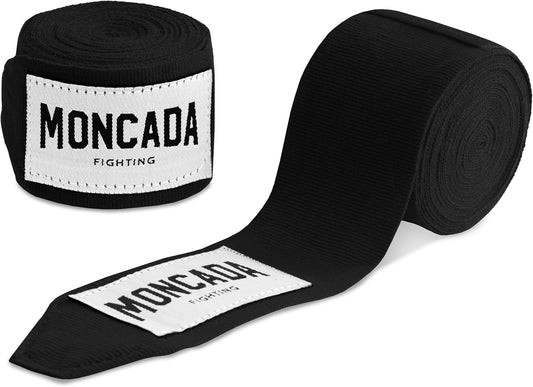 Moncada Fighting - Boksbandage - 4m - Zwart