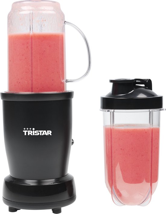 Tristar BL-4486 Smoothie Maker - Blender - 350W Vermogen - 0,5 Liter - Incl. 3 Drinkbekers - Vaatwasserbestendig