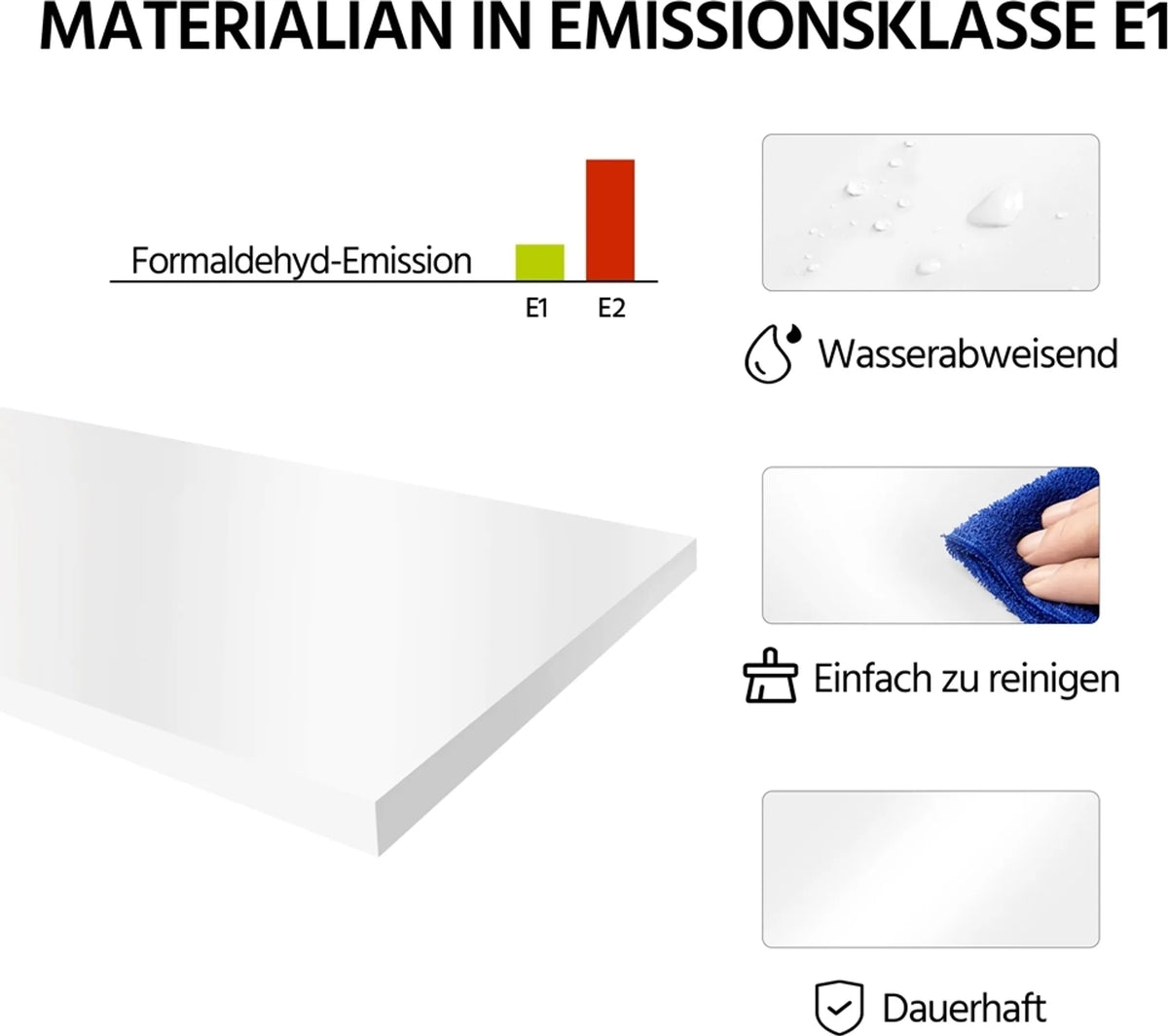 Nachtkastje met 2 Lades en Open Schap X-vormig Metalen Onderstel Wit 40 × 30 × 60 cm