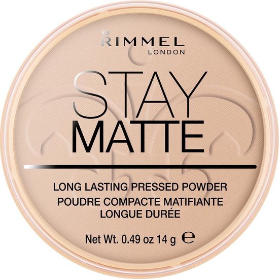Rimmel London Stay Matte Geperste Poeder - Zijdeachtig Beige - Beige
